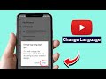 How to Change Language on YouTube - Easy Steps!!