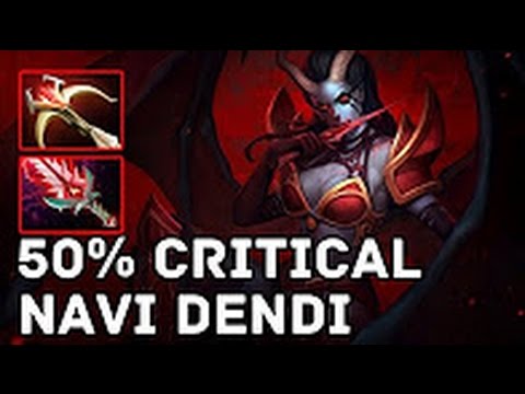 50% Critical Build Queen Of Pain By 50% Navi DENDI dota2 7.01