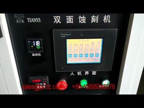TIANYI Double side etching machine