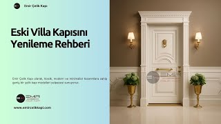 ♻️ Eski Villa Kapısını Yenileme Rehberi #villakapisi #celikkapi #homedecoration 