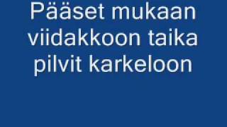 Muumien alkutunnari (lyrics)