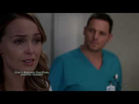 Grey's Anatomy 13x09 Jo Alex Elevator Scene