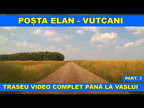 Drumul POSTA ELAN - VUTCANI video trafic Vaslui DJ 244A part 3
