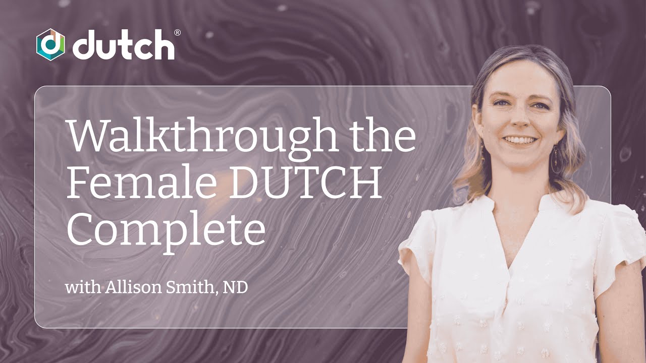 Walkthrough the Female DUTCH Complete | The DUTCH Test