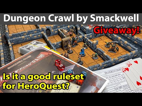 Dungeon Crawl Rules Runthrough-Is it a good rules replacement for HeroQuest?