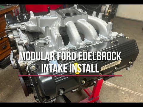 Lykins Motorsports Ford 4.6 2V Edelbrock Victor Jr Intake Installation...