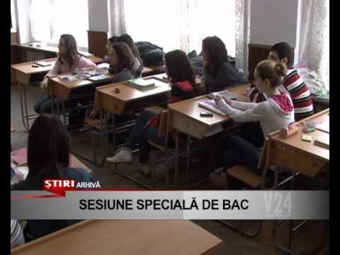 sesiune speciala de bac