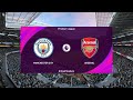 PES 2021 - Manchester City vs Arsenal - Full match & Goals -Gameplay PC