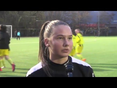 Silke Baccarne (Lierse & België U17) na KAA Gent Ladies - SK Lierse op 06.12.2015