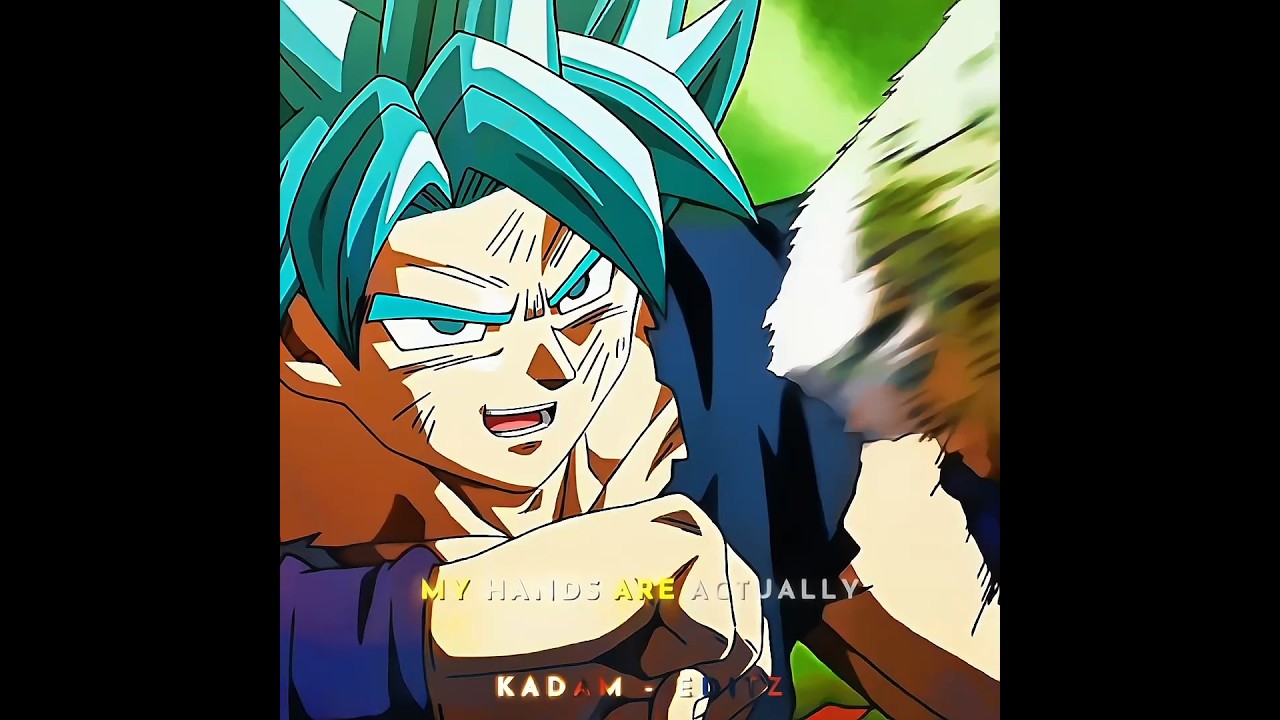 Goku hits Jiren with a powerful kick 😨💥