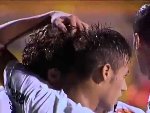 Gol de Galhardo - Santos 4 x 0 Grêmio Barueri - Amistoso - 16/01/2013