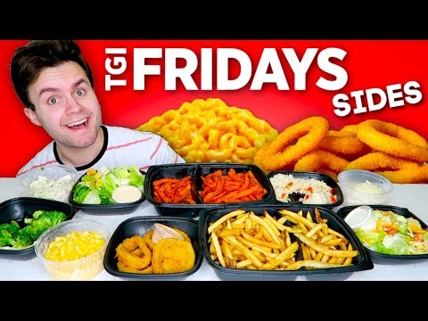 Experimentei todos os acompanhamentos do TGI Friday... O MENU INTEIRO! - Teste de degustação do restaurante!