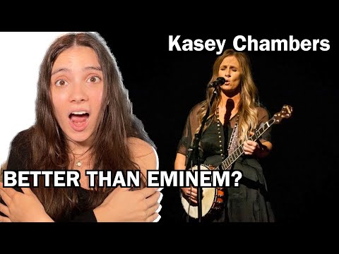 Singer's FIRST TIME REACTION to Kasey Chambers - 'Lose Yourself' Eminem Cover