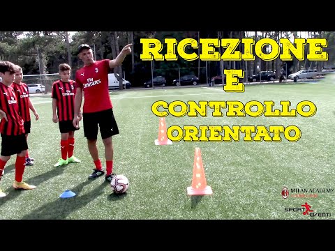 Diego Bortoluzzi - Receiving and Controlling the Ball - AC Milan Football Camp in Lignano Sabbiadoro