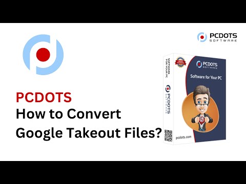 PCDOTS Google Takeout Converter video tutorial, click to play