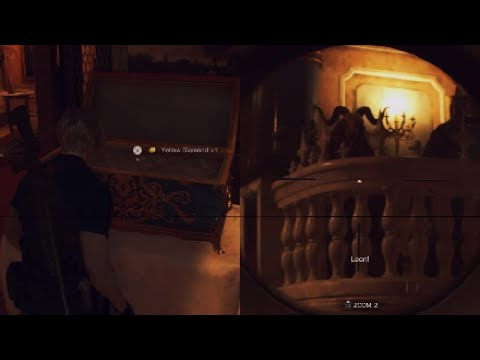 Resident Evil 4 Remake New Art Gallery Fight Red Cultist Quick Kill