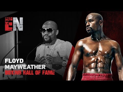 Floyd Mayweather and Bernard Hopkins Nevada Boxing Hall of Fame Ceremony