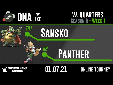 DNA.EXE S9:W1 - TDT | Sansko (King K Rool) Vs. BH | Panther (Fox) - W Quarterfinals