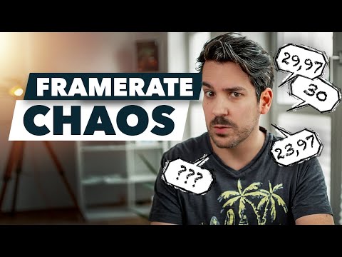 29.97...? That's why your camera is filming with crooked frame rates—and you need to keep this in...