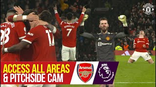 Access All Areas & Pitchside Cam | Manchester United 3-2 Arsenal | Premier League