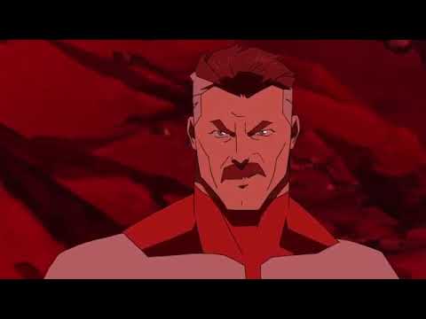 Invincible | Omni-man destroys The Flaxans Planet