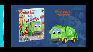 Minika Çocuk Sayı 118. Ekim 2026 Dergisi Çıktı! (Çöp Kamyonu)