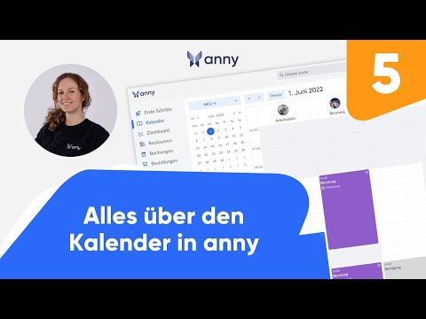 Der Kalender in anny - Ansichten, Blocker & weitere Funktionen | anny academy 05