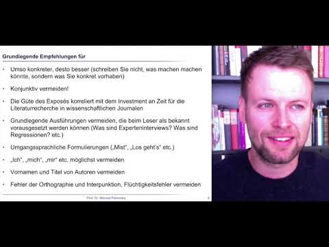 Wie schreibe ich ein Exposé für eine empirische Abschlussarbeit?