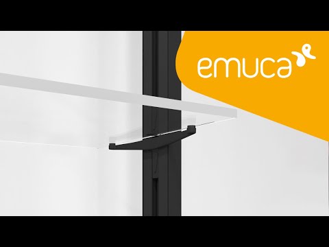 5 paires de supports pour système modulaire Zero - gris pierre EMUCA