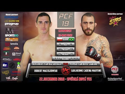 PCF 19   🇵🇱Robert Maciejowski vs 🇧🇷Guilherme Cadena Martins