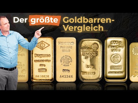 Der bisher 🥇 größte Goldbarren-Vergleich 🥇 bei Youtube!