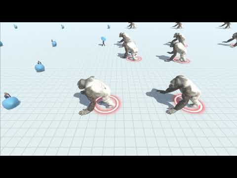 10 Coward Cole vs 10x all units - Animal Revolt Battle Simulator