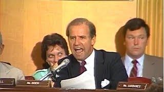 Joe Biden Goes BERSERK at 1986 Senate Hearing