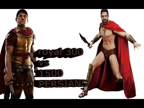 300 Royal Spartans vs 1500 Persians - Rome total war 2 Cinematic By GeoForcer!