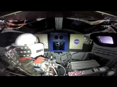 Take a look at Artemis 1's Orion spacecraft on trip to the moon, mannequin in view!