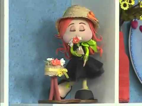 Arte Brasil  Bolsinha Pera em EVA   Solange Gobbo