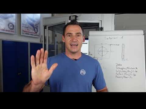 CondaCAM Einstiegs-Tutorial Plan-Fräsen, Fräsbereiche, Schlichten, An- und Abfahren, Postprozessor