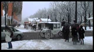 preview picture of video 'Une rare tempête de neige sur Paris / Snow on Paris , a rare moment'