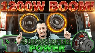 SEVENTOUR 10” Subwoofer | Deep Bass Like Kicker & Rockford!