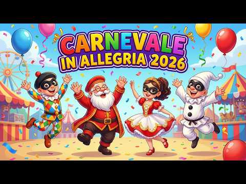 Carnevale in allegria 2026 canzone per bambini