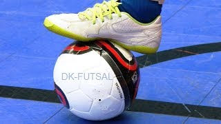 preview picture of video 'Futsal Liga Øst, et lop med hælen. FC Fjordbold - Nørrebro Bk. (8-3)'