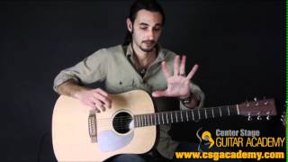 HOW TO PLAY GUITAR FOR BEGINNERS : PLAYING EXERCISE 1 FOR BEGINNERS