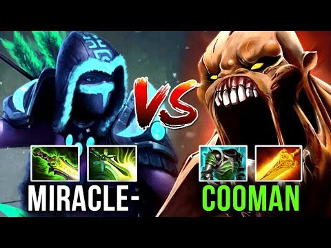 Miracle- Drow Ranger vs Cooman Lifestealer - CRAZY Right Click Battle - Who is the Best?! Dota 2