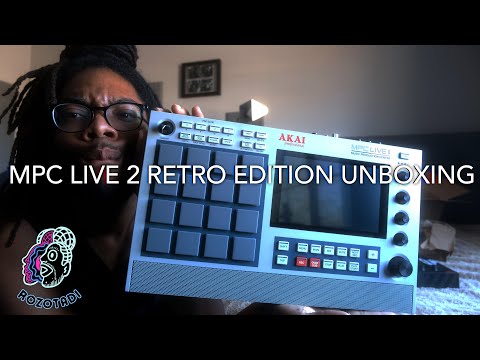 MPC Live II Retro Edition Unboxing/Beat cook up
