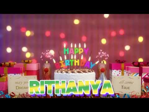 RITHANYA Happy Birthday Song with Names 🌟 Happy Birthday to You
