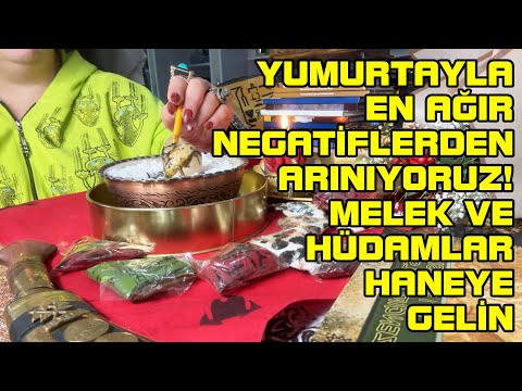 YUMURTAYLA EN AĞIR NEGATİFLERDEN ARINIYORUZ! MELEK VE HÜDAMLAR HANEYE GELİN ‼️ DOĞAÜSTÜ MEDYUM MAYER