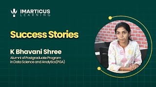 K Bhavani Shree’s Data Science Journey: From Imarticus Learning to AXION RAY