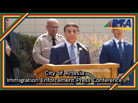 City of Artesia - Immigration Enforcement Press Conference | RTA