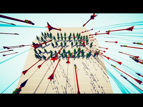50x EVERY ARCHER VS 100x ZOMBIES - TABS Totally Accurate Battle Simulator