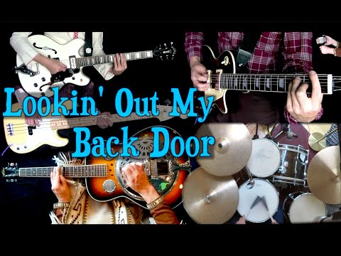 Lookin' Out My Back Door | Instrumental Cover | Guitars, Bass, Drums, Dobro Slide Video